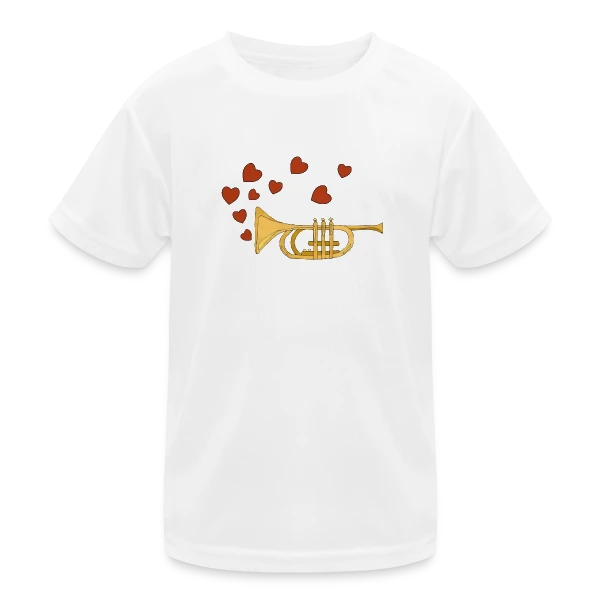 Mélodie Instrumentale sur T-shirt sport Enfant