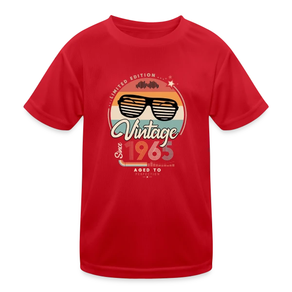 Vintage Depuis 1965 : L'Année de Votre Légende sur T-shirt sport Enfant