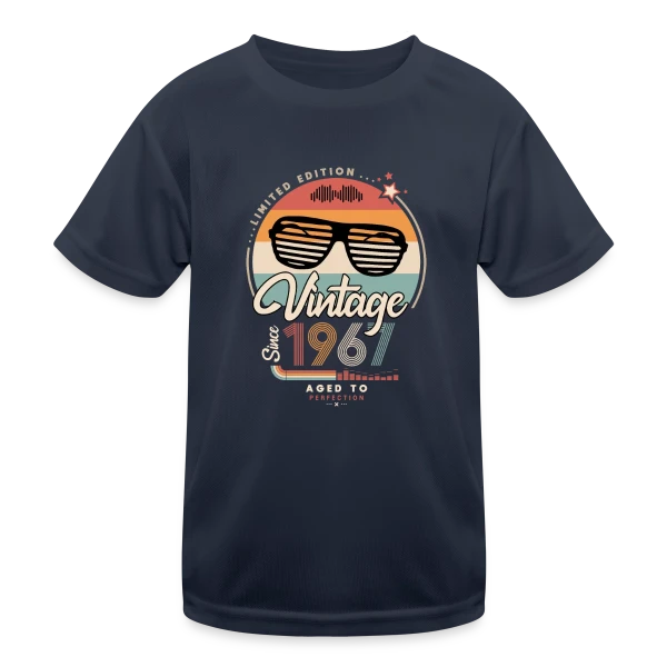 Vintage Depuis 1967 : Authentique et Stylé sur T-shirt sport Enfant