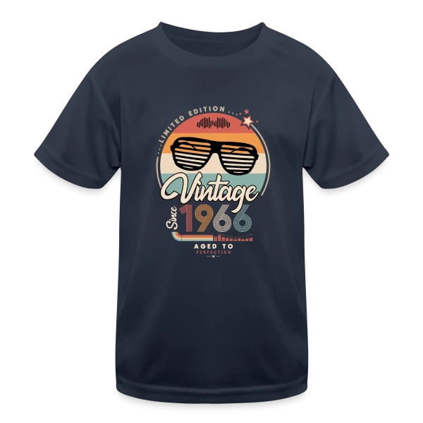 Vintage Depuis 1966 : Un Millésime Exceptionnel sur T-shirt sport Enfant