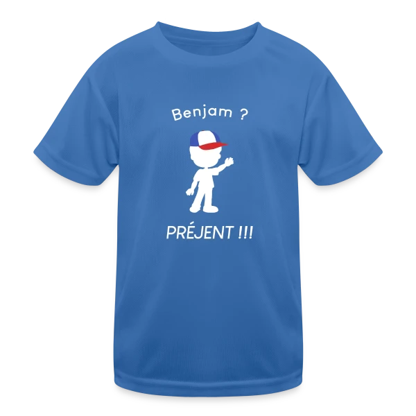 Tricolore Humour sur T-shirt sport Enfant