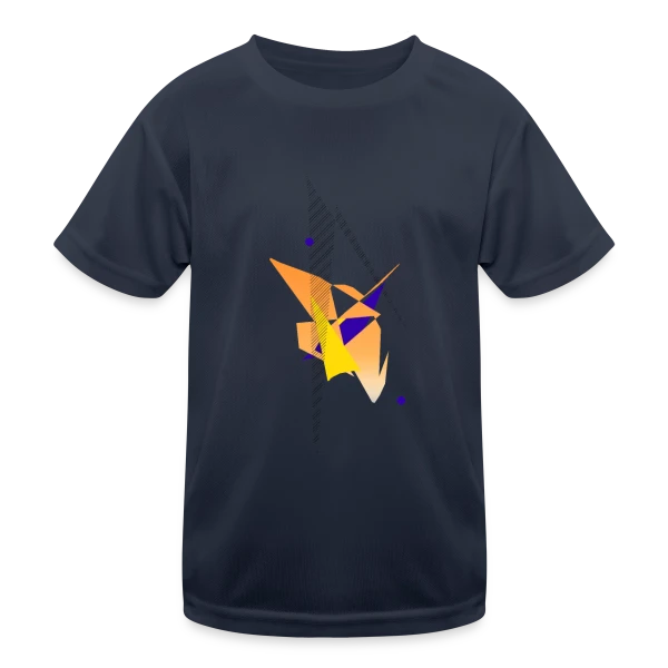 Formes Abstraites Dynamiques sur T-shirt sport Enfant