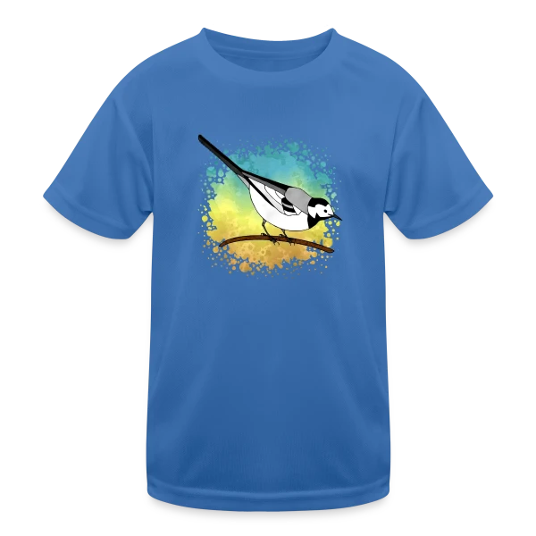 Bergeronnette Aquarelle sur T-shirt sport Enfant