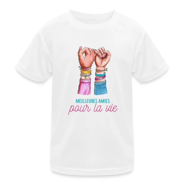 Meilleures Amies pour la Vie sur T-shirt sport Enfant