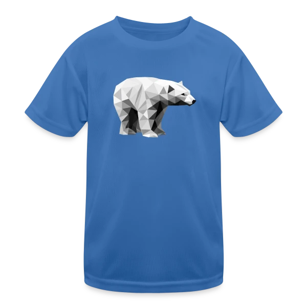 Ours Polaire Géométrique sur T-shirt sport Enfant