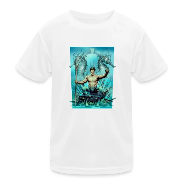 Vague Aquatique sur T-shirt sport Enfant