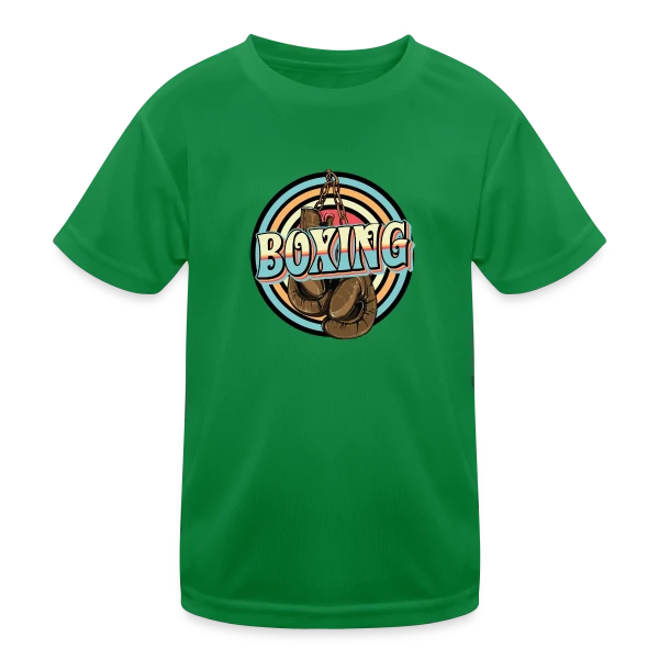 Boxe - Design Cool avec Gants de Boxe sur T-shirt sport Enfant
