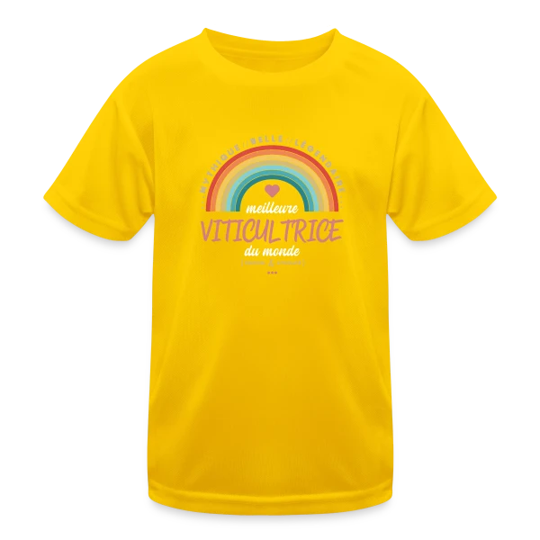 Meilleure Viticultrice du Monde sur T-shirt sport Enfant