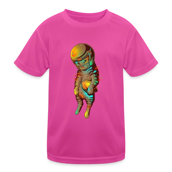 Félin Touchdown sur T-shirt sport Enfant