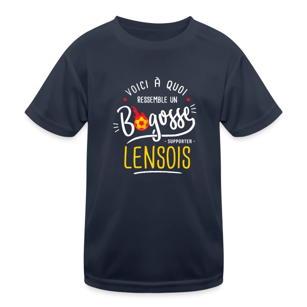 Supporter Lensois Bogosse : Fier de Lens sur T-shirt sport Enfant