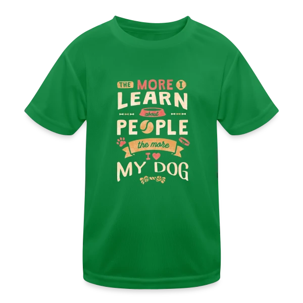 Mon Chien Mon Amour sur T-shirt sport Enfant