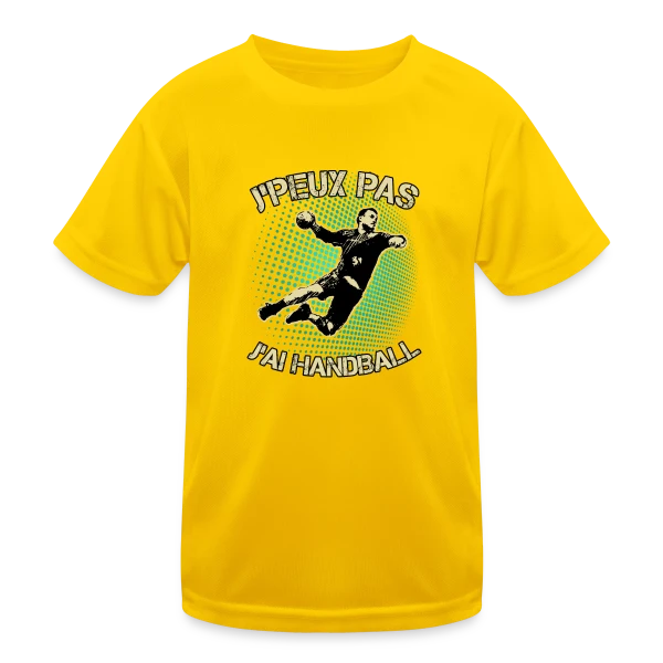 J'peux pas J'ai Handball | T-Shirt Humour Sportif sur T-shirt sport Enfant