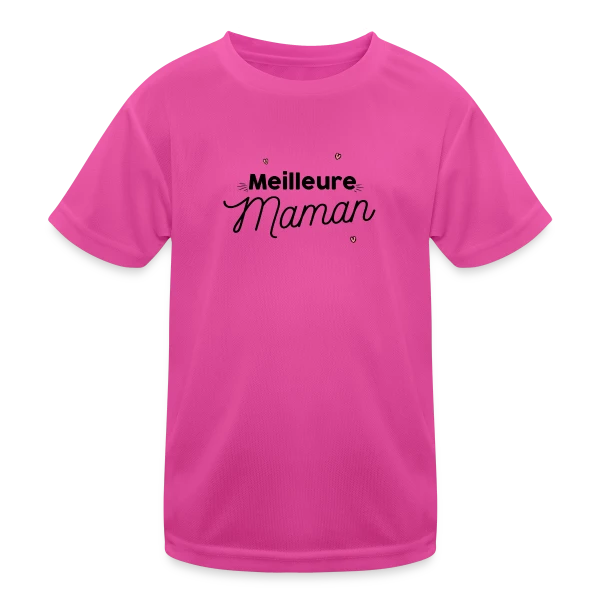 Meilleure Maman : Le Cadeau Parfait pour Elle sur T-shirt sport Enfant