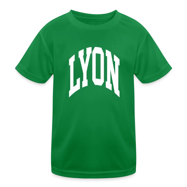 Ville de Lyon sur T-shirt sport Enfant