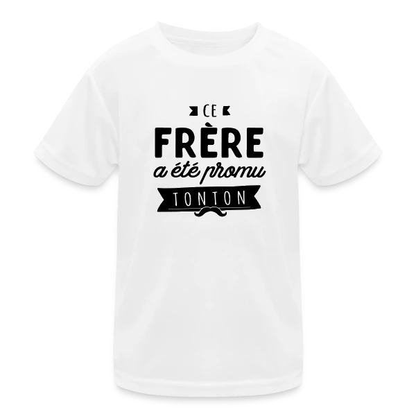Cadeau Naissance : Le Nouveau Grand Frère sur T-shirt sport Enfant