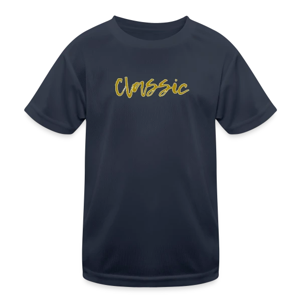 Classique Doré Élégant sur T-shirt sport Enfant