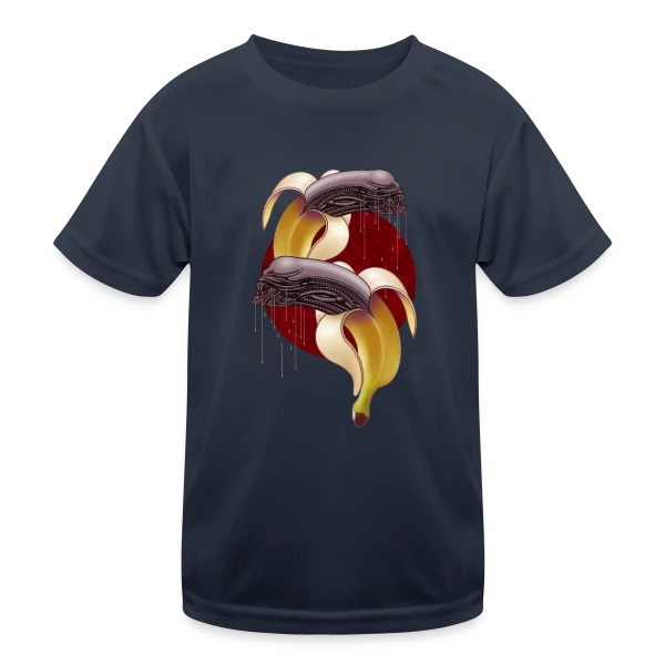 Banane Extraterrestre sur T-shirt sport Enfant
