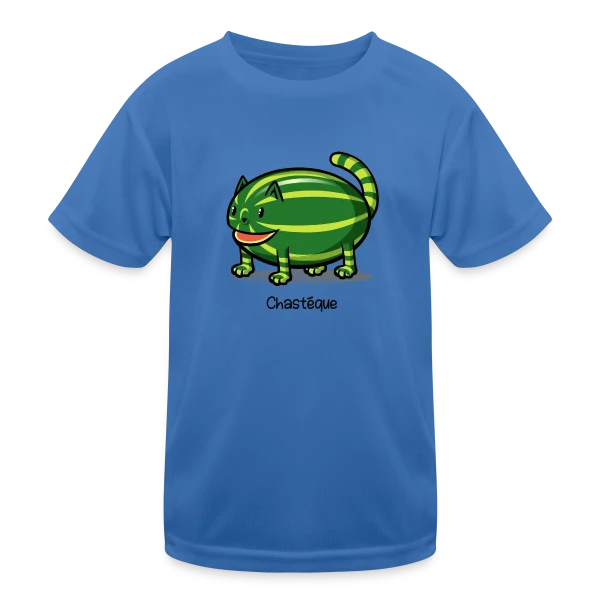 Chastèque : Le Chat Pastèque Original sur T-shirt sport Enfant