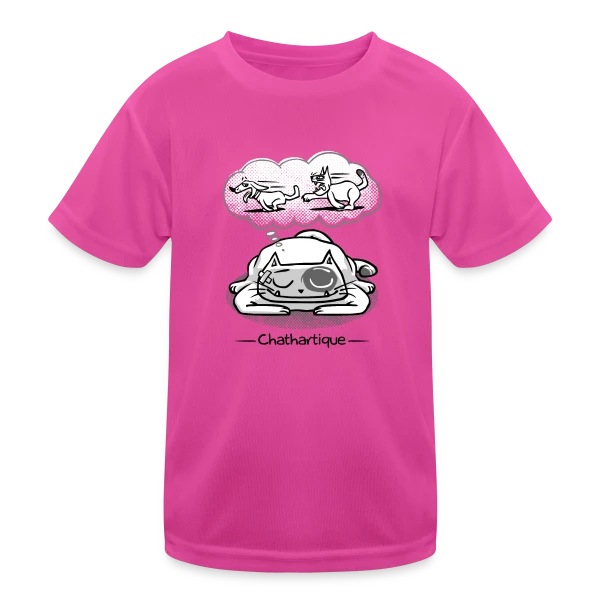 Un rêve Chathartique sur T-shirt sport Enfant