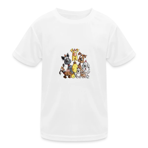J'adore les Chiens ! Un Design Fun et Adorable sur T-shirt sport Enfant