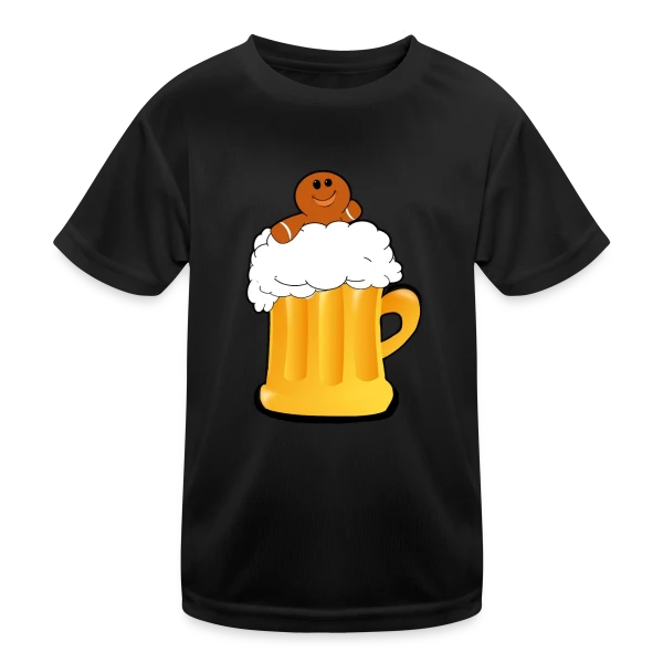 Piscine Bière Alsacienne sur T-shirt sport Enfant