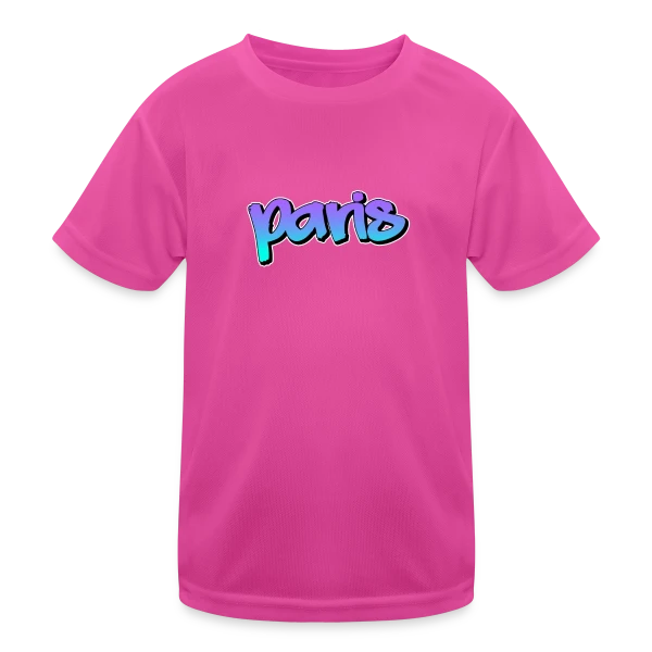 Paris Graffiti Urbain sur T-shirt sport Enfant