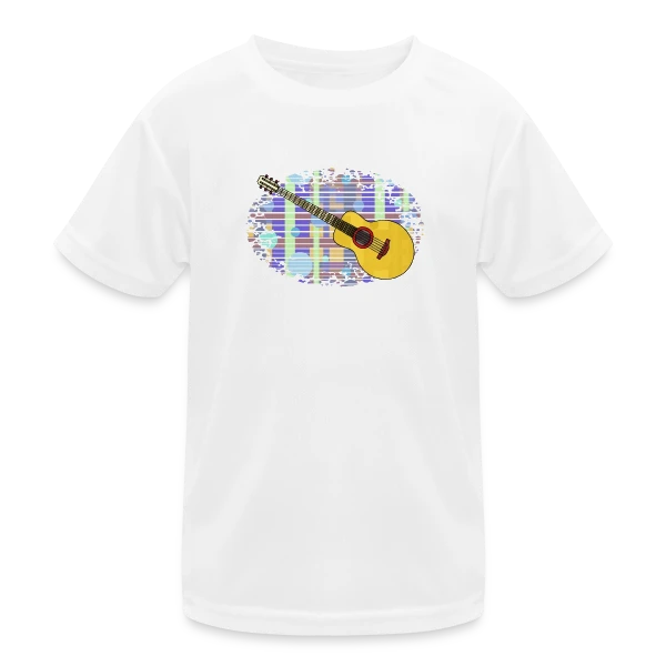 Mélodie Guitare sur T-shirt sport Enfant
