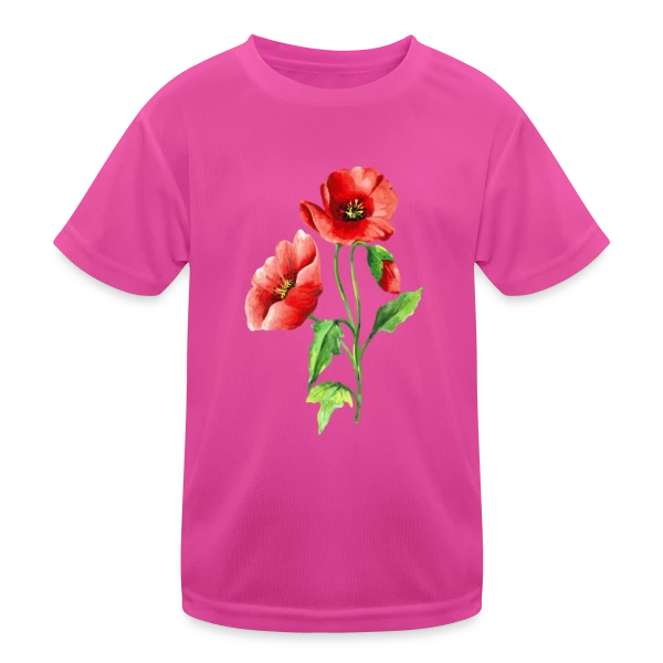 Jardin Fleuri Intemporel sur T-shirt sport Enfant