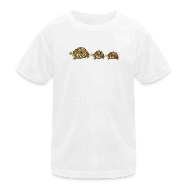 Design Tortue Aquatique sur T-shirt sport Enfant