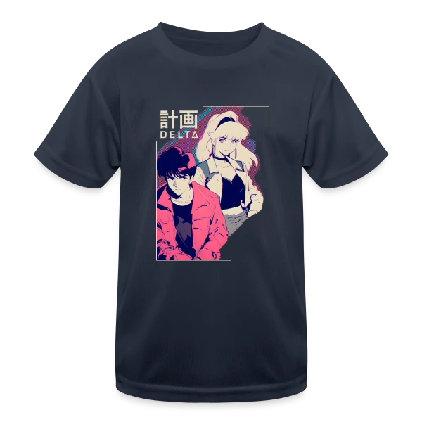 Agents Secrets Anime Rétro 80s/90s - Projet Delta sur T-shirt sport Enfant