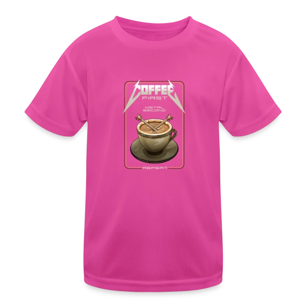 Café d'Abord ! sur T-shirt sport Enfant