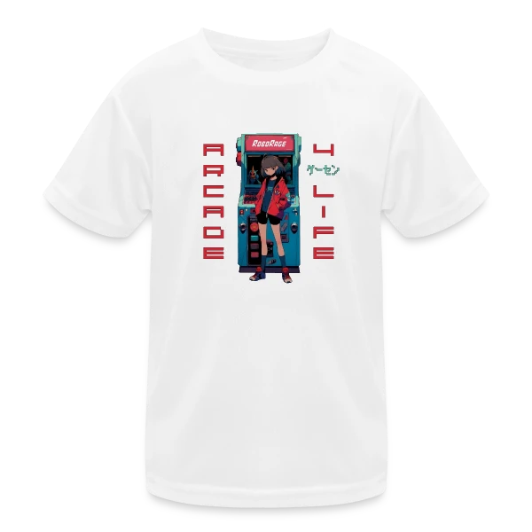 Fille Anime Gaming - Arcade 4 Life sur T-shirt sport Enfant