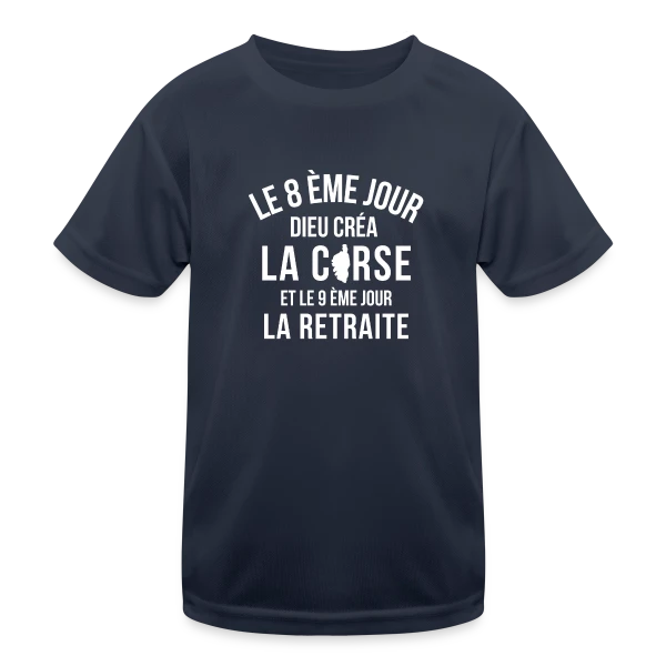 Humour Corse Invisible sur T-shirt sport Enfant