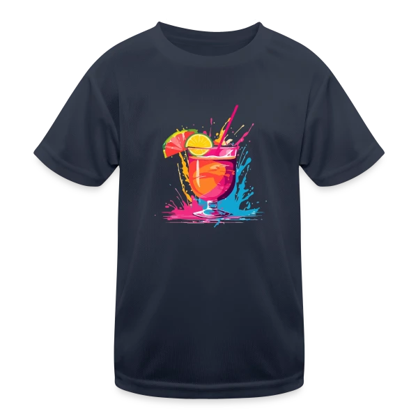 Cocktail Explosif Couleurs sur T-shirt sport Enfant