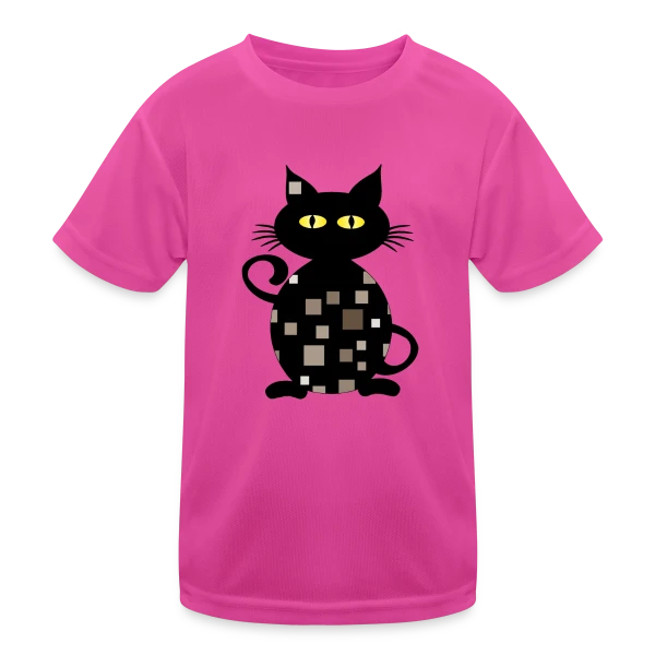 Mon Adorable Chat sur T-shirt sport Enfant