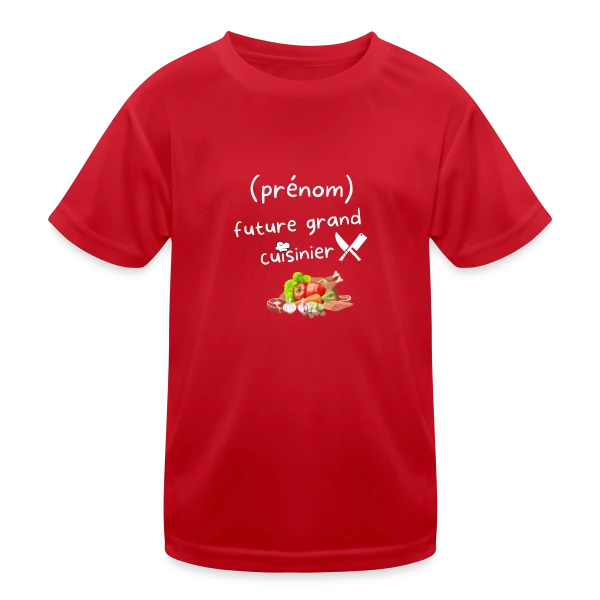 De Cuisine Personnalisé : Pour les Passionnés sur T-shirt sport Enfant