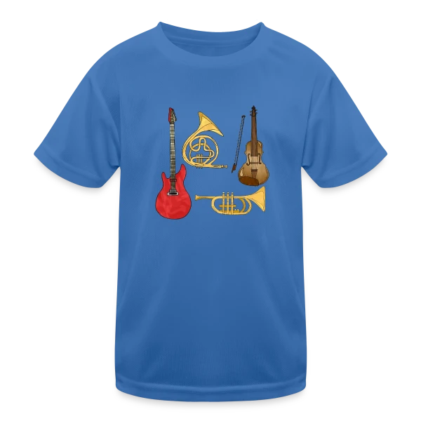 Passion Musique & Instruments sur T-shirt sport Enfant