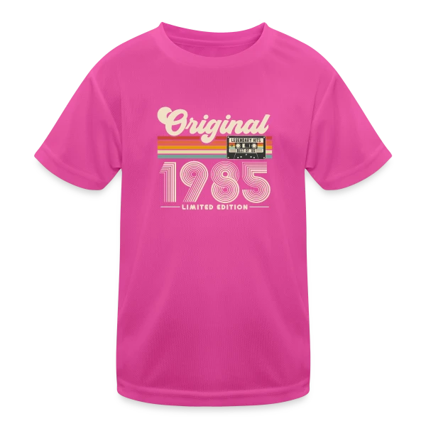 Année Originale 1985 Rétro sur T-shirt sport Enfant