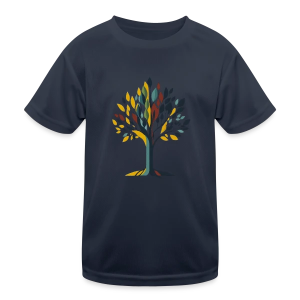Arbre Style Mid-Century Modern sur T-shirt sport Enfant