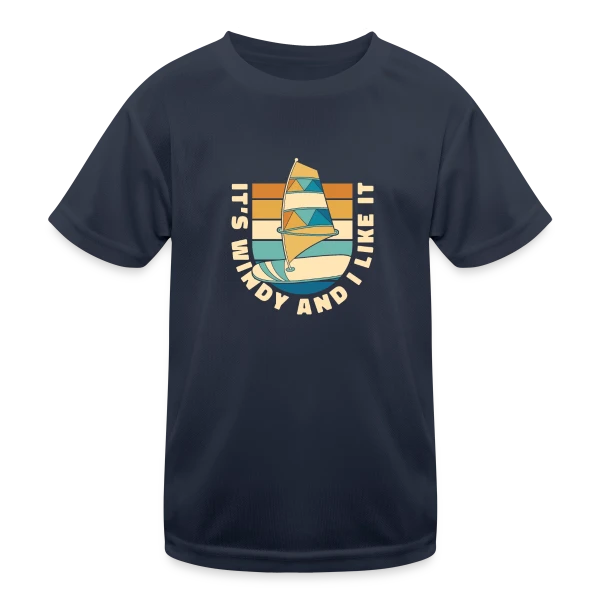 Wing Surf | L'Art du Wing Foil sur T-shirt sport Enfant
