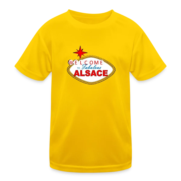 Humour Welcome to Alsace Elsass sur T-shirt sport Enfant
