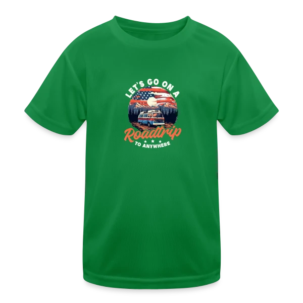 Van Hippie Aventure sur T-shirt sport Enfant