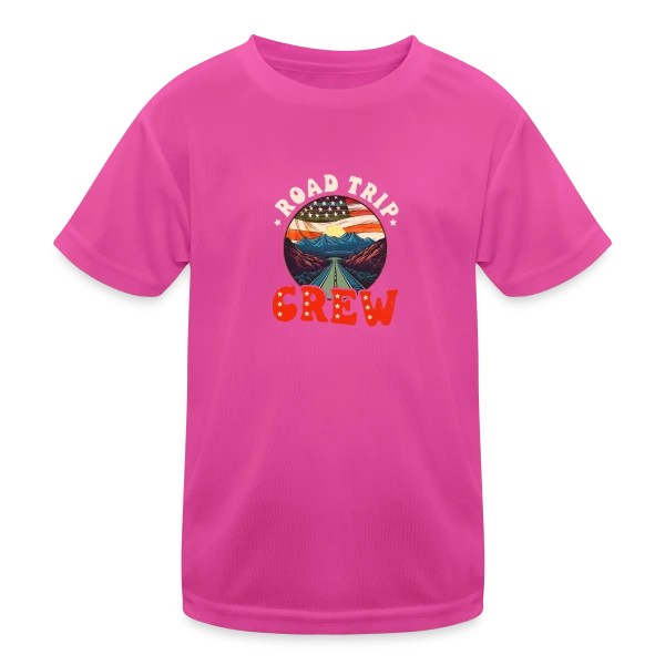 Équipe Road Trip Américain sur T-shirt sport Enfant
