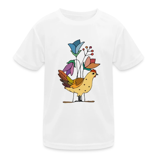 L'Oiseau Majestueux sur T-shirt sport Enfant