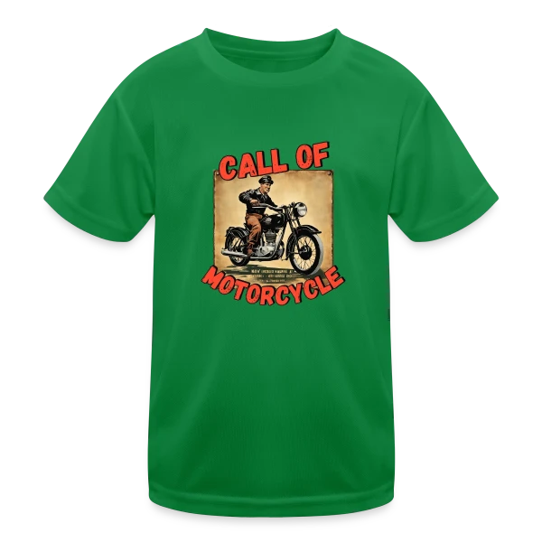 Appel de la Moto Rétro sur T-shirt sport Enfant