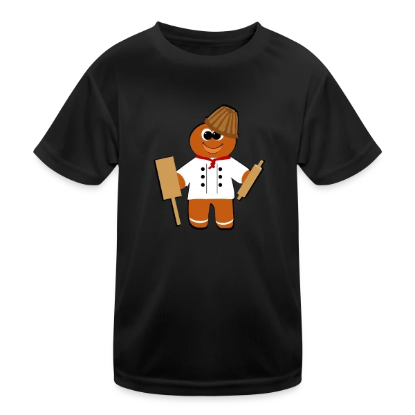 Boulanger Alsacien Gourmand sur T-shirt sport Enfant