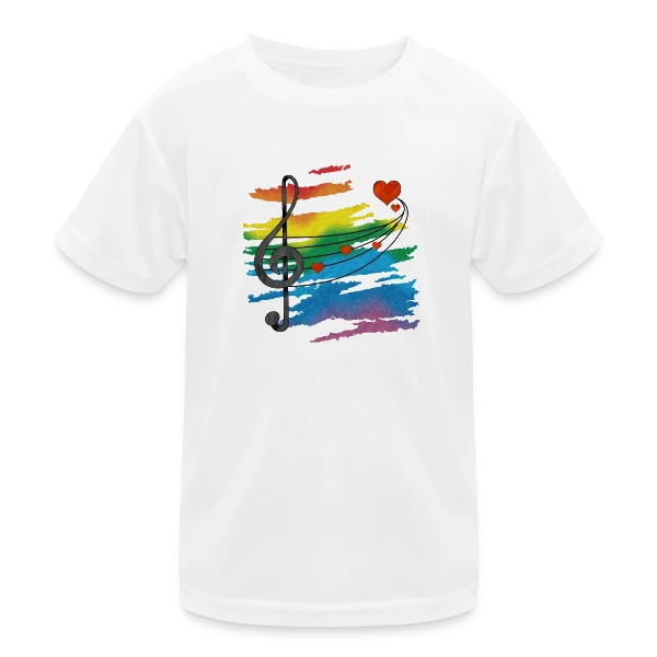 Mélodie Éternelle sur T-shirt sport Enfant