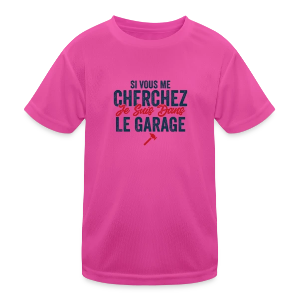 Humour Bricolage : J'peux Pas J'ai Bricolage sur T-shirt sport Enfant