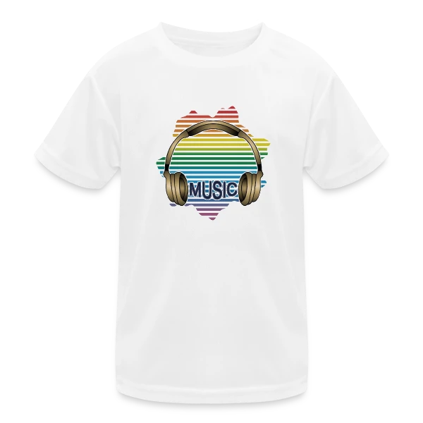 Casque Audio Stylé sur T-shirt sport Enfant