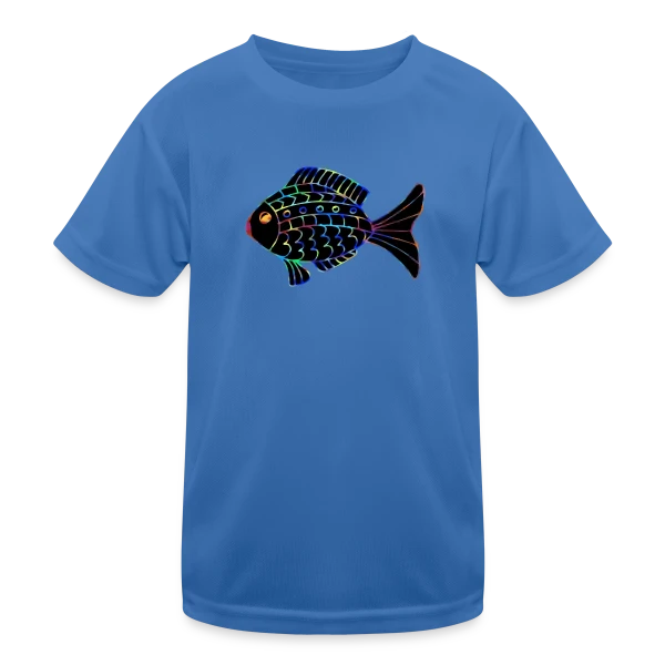 Passion Pêcheur - Motif Poisson sur T-shirt sport Enfant